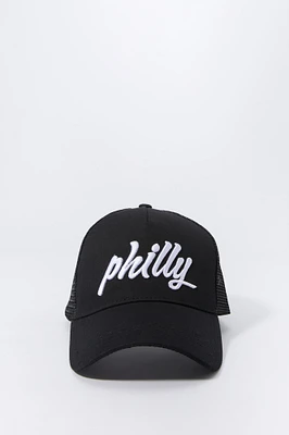 Casquette de camionneur avec motif brodÃ© Philly