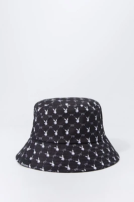 Chapeau cloche à imprimé Playboy