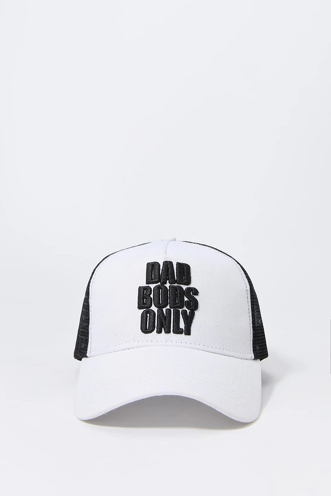 Casquette de camionneur avec motif brodÃ© Dad Bods Only