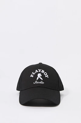 Casquette de baseball avec motif brodé Playboy Studio