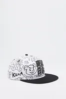 Casquette à imprimé Kanji Teddy