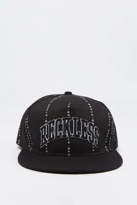 Reckless Embroidered Snapback Hat