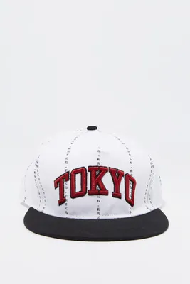 Tokyo Embroidered Snapback Hat