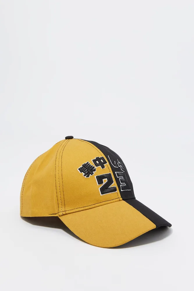 Casquette de baseball avec blocs de couleurs et motif brodé 23