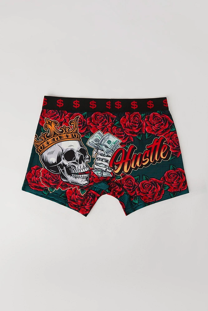 Caleçon à imprimé Hustle Skeleton