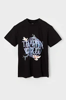 T-shirt à imprimé Trappin World