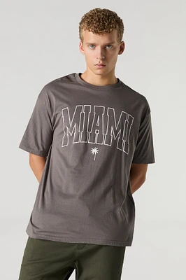 T-shirt à imprimé Miami