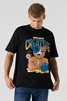 Creative Bear Graphic T-Shirt