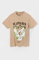 Feathered Freedom Graphic T-Shirt