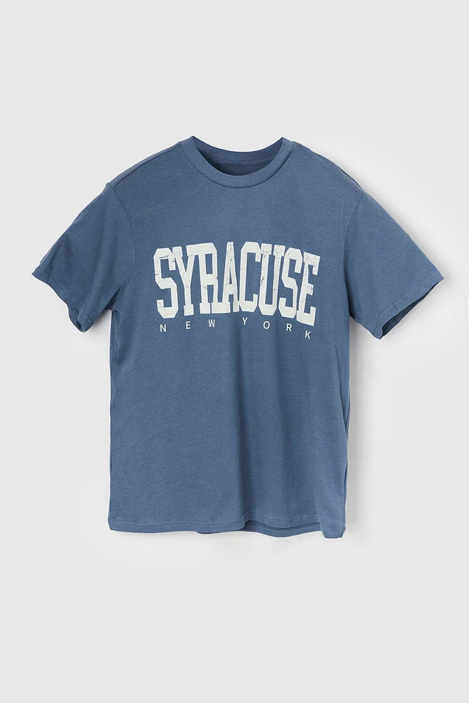 T-shirt à imprimé Syracuse