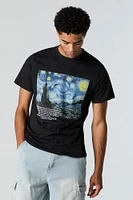 T-shirt à imprimé Starry Night