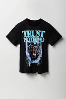 T-shirt à imprimé Trust Nothing