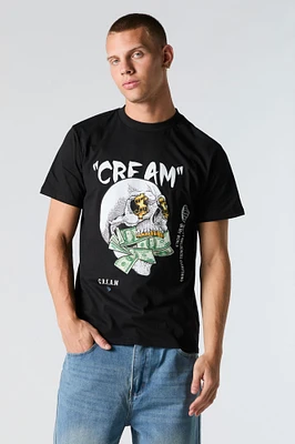 T-shirt Ã  imprimÃ© Cream