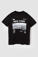 Manhattan Skyline Graphic T-Shirt