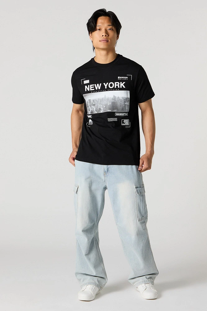 Manhattan Skyline Graphic T-Shirt