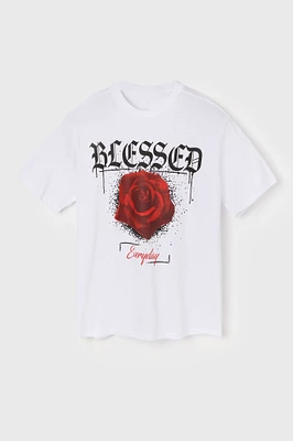 Blessed Rose Graphic T-Shirt