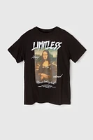 T-shirt à imprimé Mona Lisa