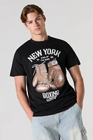 T-shirt à imprimé New York Boxing