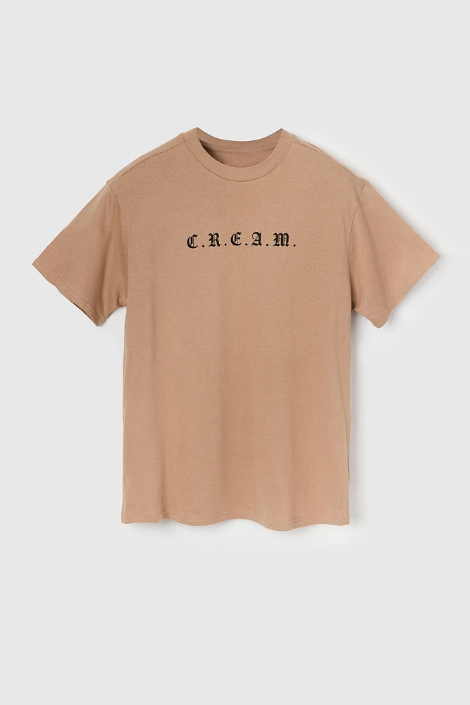 T-shirt à imprimé Cream