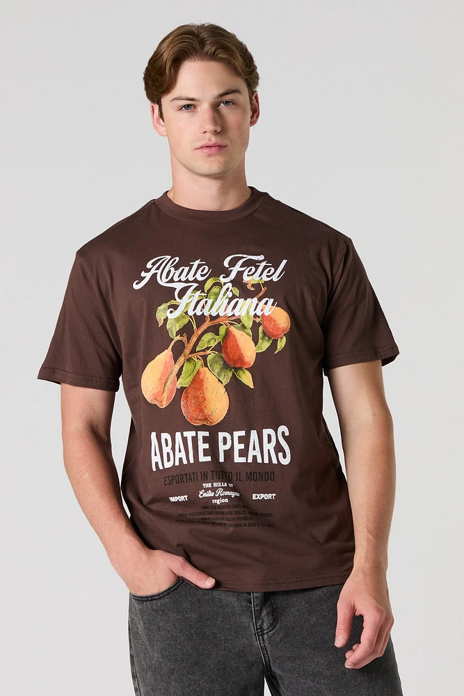 T-shirt à imprimé Abate Pears