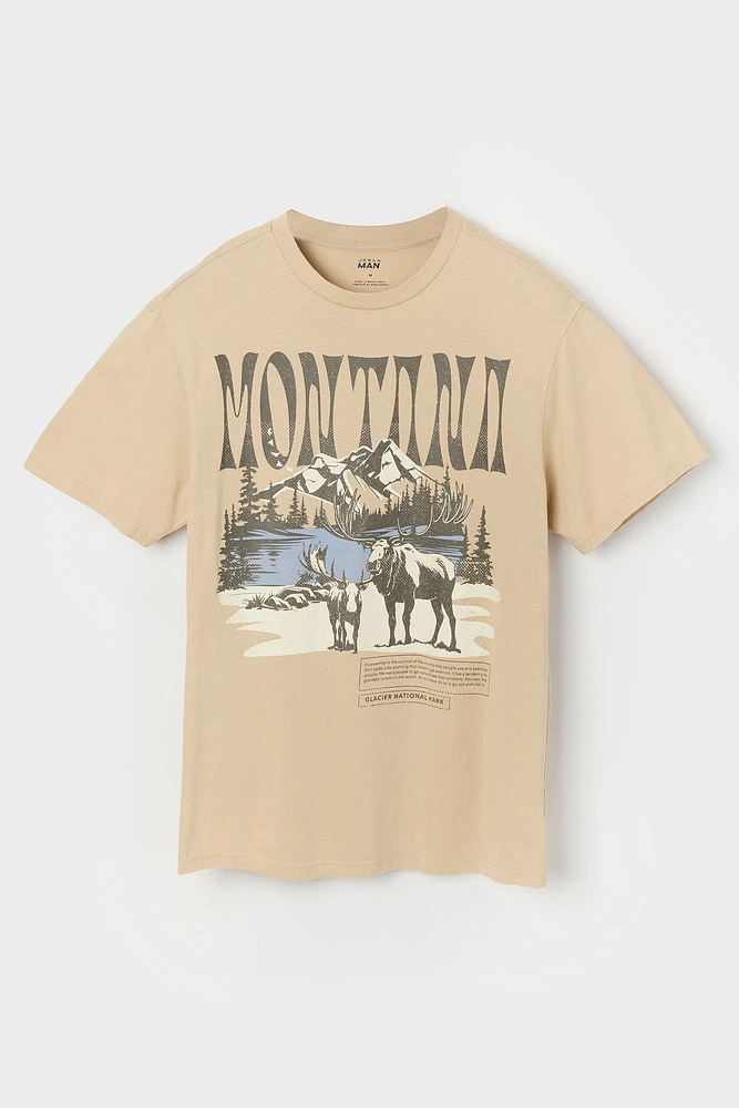 T-shirt à imprimé Montana