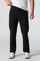 Black Wash Straight Leg Jean