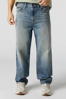 Vintage Medium Wash Rigid Baggy Jean