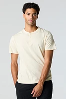 T-shirt Henley uni