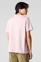T-shirt ras du cou avec motif brodé