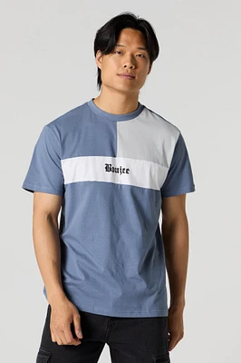 Boujee Graphic Colourblock T-Shirt