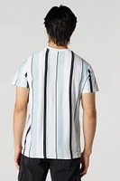 Original Embroidered Striped Colourblock T-Shirt
