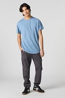 Curved Hem T-Shirt