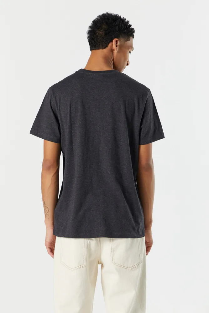 Basic Washed Crewneck T-Shirt