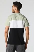 Colourblock Crewneck T-Shirt