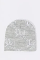 City Jacquard Knit Beanie