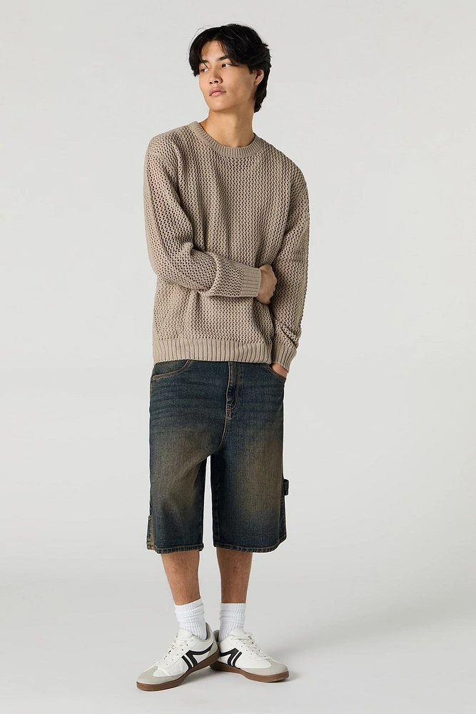 Open Knit Sweater