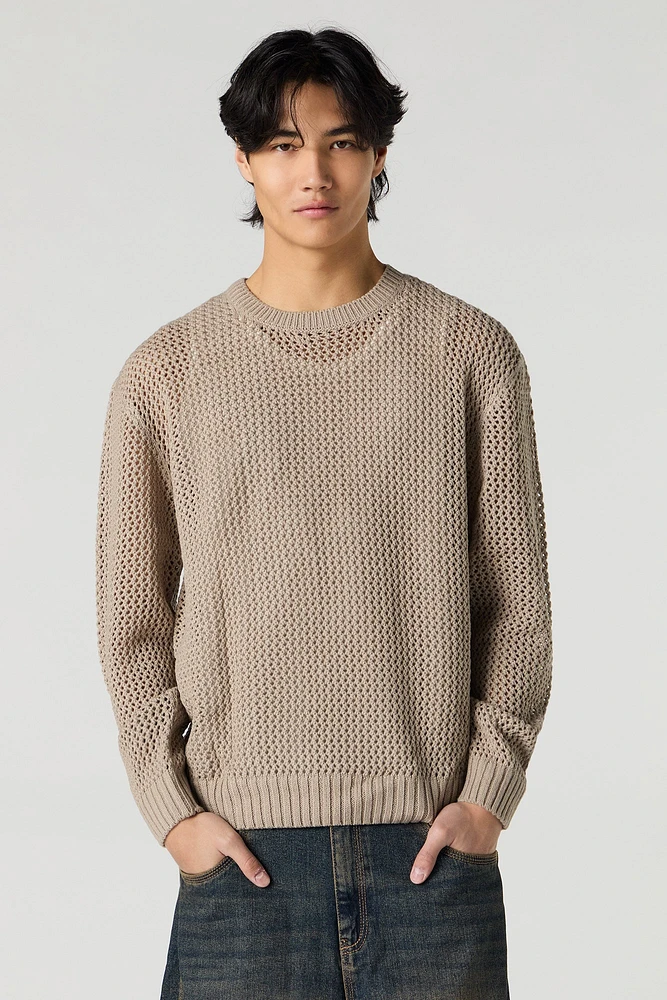 Open Knit Sweater