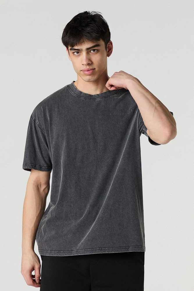 Mortal Saints Graphic Washed Relaxed T-Shirt