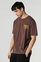 Gas Station Graphic Washed Relaxed T-Shirt