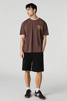 Gas Station Graphic Washed Relaxed T-Shirt