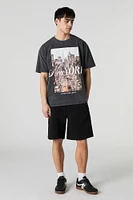 New York Graphic Washed Relaxed T-Shirt