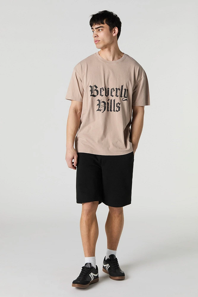 T-shirt ample à imprimé Beverly Hills