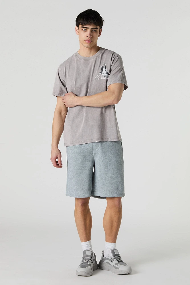 Worldwide Graphic Washed Relaxed T-Shirt