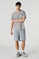 Worldwide Graphic Washed Relaxed T-Shirt
