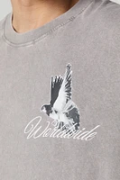 Worldwide Graphic Washed Relaxed T-Shirt