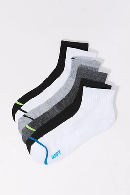 Assorted Athletic Ankle Socks (6 Pack)