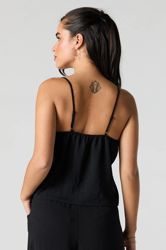 Flowy Tie Front Cami