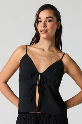 Flowy Tie Front Cami