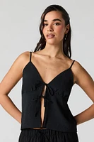 Flowy Tie Front Cami