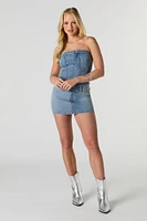 Haut tube en denim